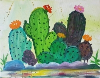 Cacti Watercolor