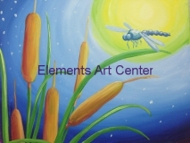 Dragonfly and Cattails