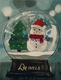 Family Snow Globe