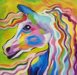 "Rainbow Horse"- kids