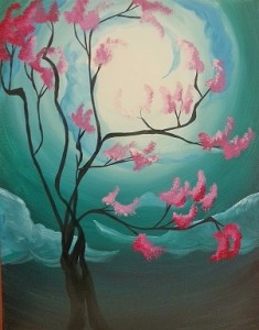 swirling blooms